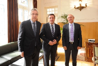 Durante la reunión trataron de temas de mutuo interés